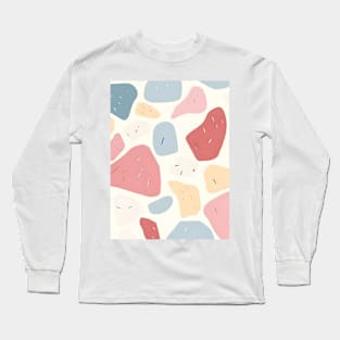 background image, symmetrical pattern Long Sleeve T-Shirt